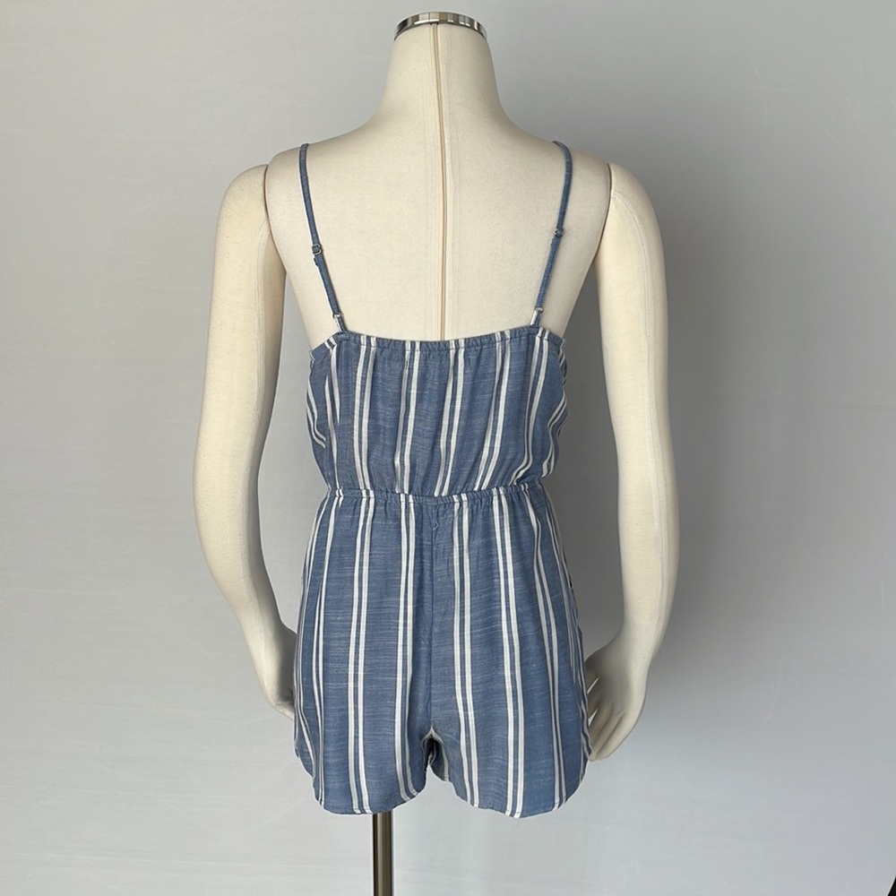 Abercrombie Romper Size Small Blue/White Stripe - Picture 9 of 10